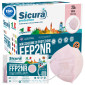 Sicura Protection 20 Mascherine Protettive Colore Rosa Monouso con Fattore di Protezione Certificato FFP2 NR in TNT