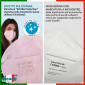Immagine 6 - Sicura Protection 20 Mascherine Protettive Colore Rosa Monouso con Fattore di Protezione Certificato FFP2 NR in TNT