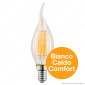 Immagine 2 - V-Tac VT-1949 Lampadina LED E14 4W Candle Flame Bulb C35