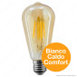 Immagine 2 - V-Tac VT-1964 Lampadina LED E27 4W Bulb ST64 Filament Vetro