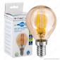 V-Tac VT-1953 Lampadina LED E14 4W MiniGlobo P45 Filamento Ambrata - SKU 4499