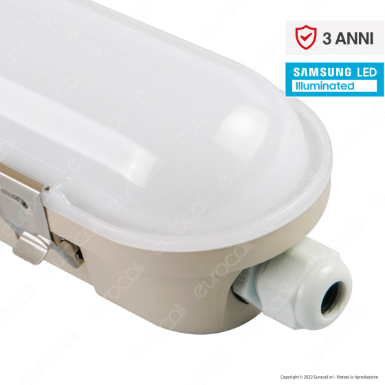V-Tac VT-120136E Tubo LED Plafoniera 36W Lampadina Chip Samsung IP65 V-Tac VT-120136E Tubo LED Plafoniera 36W Lampadina Chip Samsung IP65