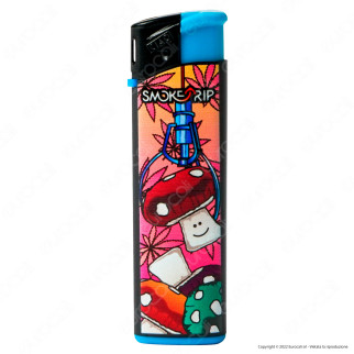 SmokeTrip Large Accendino Elettronico Grande Fantasia Luna Park - Box