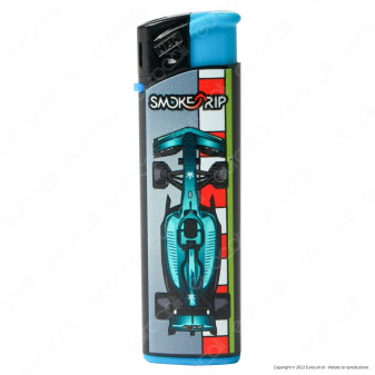 SmokeTrip Large Accendino Elettronico Grande Fantasia F1 - Serie da 5