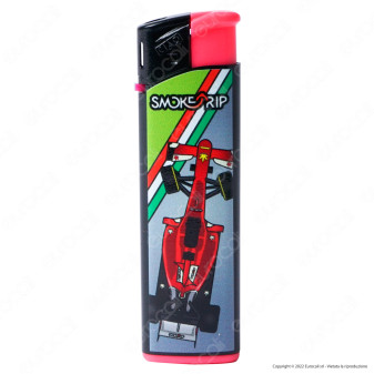 SmokeTrip Large Accendino Elettronico Grande Fantasia F1 - Serie da 5