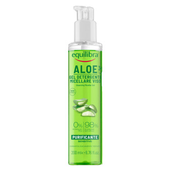 Equilibra Aloe 3+ Gel Detergente Micellare Viso Purificante Adatto