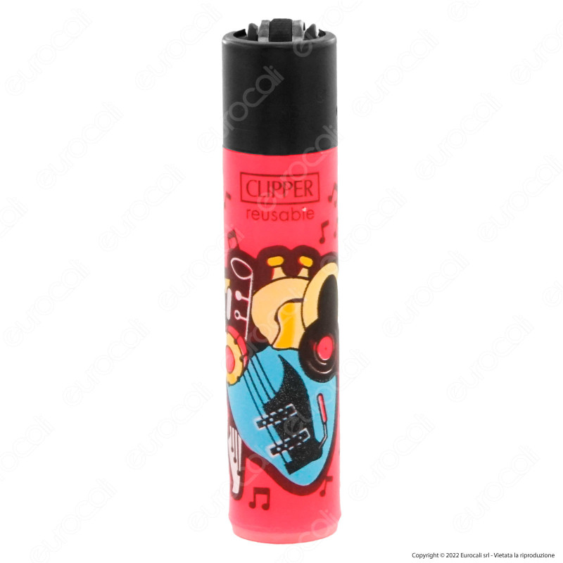 Accendini Clipper Large - 48 Pezzi Grafiche Diverse - Collezione Mista - Foto 4