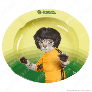 G-Rollz Amsterdam Posacenere Rotondo in Metallo con Fantasia Pets Rock