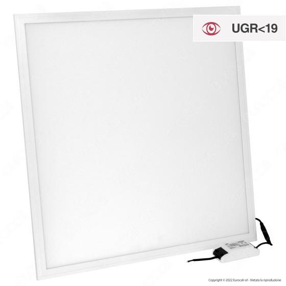 Life Pannello LED 60x60 40W SMD Anti Abbagliamento UGR ≤19 con Driver Life Pannello LED 60x60 40W SMD Anti Abbagliamento UGR ≤19 con Driver