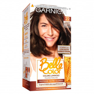 Garnier Belle Color Tinta Permanente per Capelli Colore 22 Castano Naturale Nude