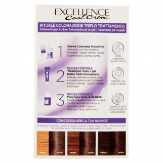 L'Oréal Paris Excellence Cool Creme Colorazione 6.11 Biondo Scuro Ultra Freddo Triplo Trattamento e