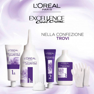 L'Oréal Paris Excellence Cool Creme Colorazione 8.11 Biondo Chiaro Ultra Freddo Triplo Trattamento