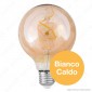 Immagine 2 - V-Tac VT-2024 Lampadina LED E27 4W Globo G95 Filamento Ambrata - SKU