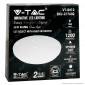 Immagine 2 - V-Tac Gallery VT-8412 Plafoniera LED Rotonda 12W SMD Changing