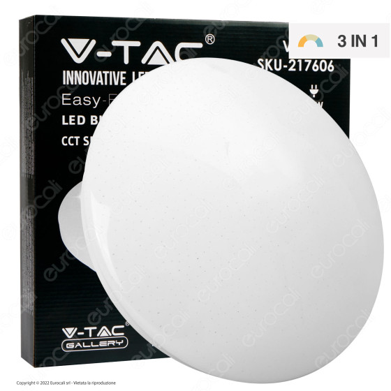 V-Tac Gallery VT-8412 Plafoniera LED Rotonda 12W SMD Changing V-Tac Gallery VT-8412 Plafoniera LED Rotonda 12W SMD Changing