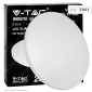 V-Tac Gallery VT-8412 Plafoniera LED Rotonda 12W SMD Changing Color CCT 3in1 con Driver - SKU 217603