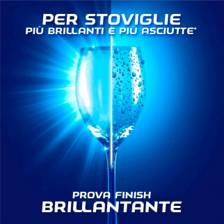 Finish Brillantante 5 Azioni con Tecnologia Salvavetro per Finish Brillantante 5 Azioni con Tecnologia Salvavetro per