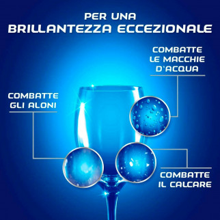 Finish Brillantante 5 Azioni con Tecnologia Salvavetro per Finish Brillantante 5 Azioni con Tecnologia Salvavetro per