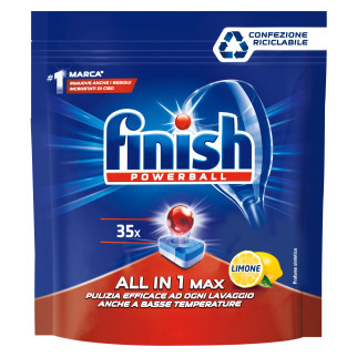 Finish Powerball All In 1 Max Capsule per Lavastoviglie al