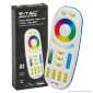 V-Tac VT-2441 Telecomando Touch Wireless per Controller e Dimmer di Strisce LED RGB+W Changing Color CCT - SKU 2922