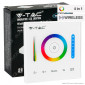 V-Tac Smart VT-2433 Controller Dimmer Touch Wireless a Parete per Strisce LED RGB+W - SKU 2915