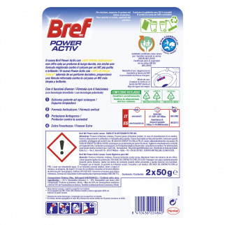 Bref Power Activ Premium Floral 4 Funzioni Tavoletta Igienizzante WC Effetto Brillantezza - 2