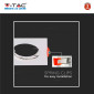 Immagine 6 - V-Tac VT-930 Super Saver Pack 2x Portafaretto Quadrato Fisso da Incasso per Lampadine GU10 e GU5.3
