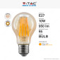 Immagine 3 - V-Tac VT-2028 Lampadina LED E27 10W Bulb A60 Goccia Filament