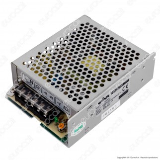 Wiva Alimentatore 50W 24V Per Uso Interno a 1 Uscita con Morsetti a