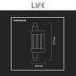 Immagine 7 - Life Lampadina LED SMD R7s L78 8W Tubolare - mod. 39.932208C30