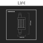 Immagine 7 - Life Lampadina LED SMD R7s L78 8W Tubolare - mod. 39.932208C30