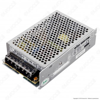 Wiva Alimentatore 100W 12V Per Uso Interno a 2 Uscite con Morsetti a