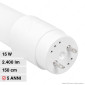 V-Tac Evolution VT-1615 Tubo LED SMD Nano Plastic T8 G13 15W Lampadina 150cm con Starter - SKU 216480 / 216481 / 216482