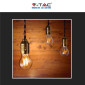 Immagine 5 - V-Tac VT-2133 Lampadina LED E27 12W Bulb A60 Goccia Filament Vetro Trasparente - SKU 217460