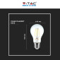 Immagine 7 - V-Tac VT-2133 Lampadina LED E27 12W Bulb A60 Goccia Filament Vetro Trasparente - SKU 217460