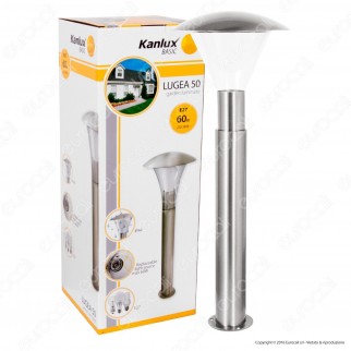 Kanlux LUGEA 50 Portalampada da Giardino con Fissaggio a Terra per