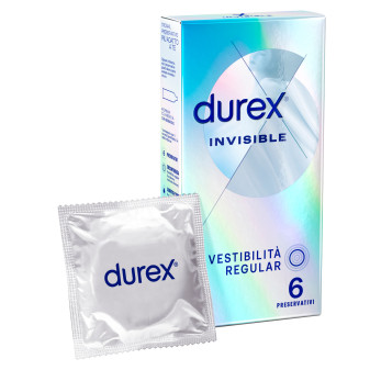 Preservativi Durex Invisible Ultra Sottili - Confezione da 6