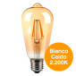 Immagine 2 - V-Tac VT-1968 Lampadina LED E27 8W Bulb ST64 LED Filament Vetro