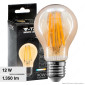 V-Tac VT-2123 Lampadina LED E27 12W Bulb A60 Goccia Filament Vetro Ambrato - SKU 217457