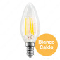 Immagine 2 - V-Tac VT-2304D Lampadina LED E14 4W Candle Bulb C35 Candela