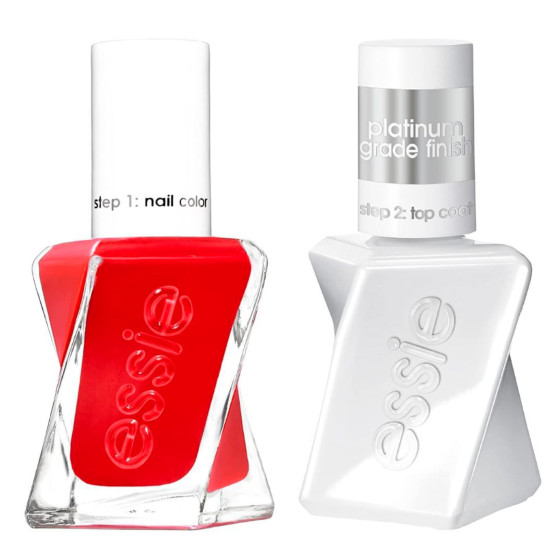 Essie 270 Rock The Runway Smalto Gel Semipermanente + Essie Top Coat Platinum Grade Finish Essie 270 Rock The Runway Smalto Gel Semipermanente + Essie Top Coat Platinum Grade Finish