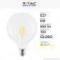 Immagine 3 - V-Tac VT-1983 Lampadina LED E27 6W Bulb G125 Globo Filament