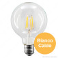 Immagine 2 - V-Tac VT-1993 Lampadina LED E27 6W Bulb G95 Globo Filament