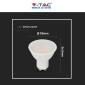 Immagine 8 - V-Tac VT-2333 Lampadina LED GU10 2.9W Faretto Spotlight SMD -