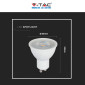 Immagine 8 - V-Tac VT-247D Lampadina LED GU10 6W Faretto Spotlight SMD Chip