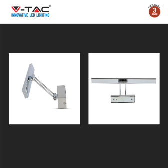 V-Tac Gallery VT-7009CH Lampada LED da Specchio 9W Wall Light