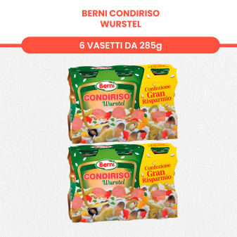 Berni Condiriso L'Originale + Wurstel + Leggero + Agrodolce + Mare con Tonno - 26 Vasetti