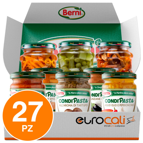 Berni Condipasta Sughi Pronti Assortiti e Condimenti Misti per Primi Piatti Caldi o Pasta Fredda - Berni Condipasta Sughi Pronti Assortiti e Condimenti Misti per Primi Piatti Caldi o Pasta Fredda -