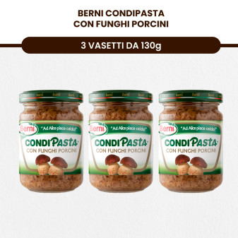 Berni Condipasta Sughi Pronti Assortiti e Condimenti Misti per Primi Piatti Caldi o Pasta Fredda -