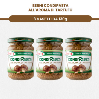 Berni Condipasta Sughi Pronti Assortiti e Condimenti Misti per Primi Piatti Caldi o Pasta Fredda -